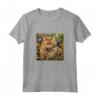 Selkirk Rex Gatto Giardino Fiori Pittura - Maglietta per Genitori di Selkirk Rex - Ideale per Amanti dei Gatti