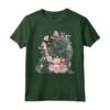 Cherry Blossom - Selkirk Rex Gatto Fiori Floreali Maglietta - Tee Carina per Amanti dei Gatti e della Primavera