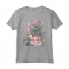 Cherry Blossom - Selkirk Rex Gatto Fiori Floreali Maglietta - Tee Carina per Amanti dei Gatti e della Primavera