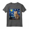 Selkirk Rex Cat Notte stellata - Maglietta Selkirk Rex Cat per Amanti dei Gatti - Ideale come Regalo per Proprietari di Selkirk Rex