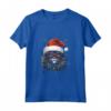 Selkirk Rex Cat Christmas Graphic Tee per Uomo e Donna - Divertente Maglietta per Natale - Regalo Unico per Gli Amanti dei Gatti