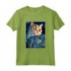 Selkirk Rex Cat Notte Stellata - Maglietta Pittura Gatto per Uomini, Donne e Bambini - Regalo Unico per Amanti dei Gatti Selkirk Rex
