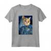 Selkirk Rex Cat Notte Stellata - Maglietta Pittura Gatto per Uomini, Donne e Bambini - Regalo Unico per Amanti dei Gatti Selkirk Rex