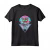Selkirk Rex Cat - Maglietta stile Vintage Retrò Vaporwave da Spiaggia - Design Gatto Retrò Anni '80 e '90