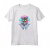 Selkirk Rex Cat - Maglietta stile Vintage Retrò Vaporwave da Spiaggia - Design Gatto Retrò Anni '80 e '90