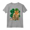 Selkirk Rex Leprechaun - Lucky Clover Maglietta per Amanti dei Gatti San Patrizio - Ideale Regalo per Amici e Familiari