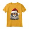 Selkirk Rex Cat Christmas Graphic Tee per uomo donna - Maglietta Natale Divertente con Grafica Vintage per Ragazzi e Ragazze - Regalo Gatto Selkirk Rex