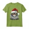 Selkirk Rex Cat Christmas Graphic Tee per uomo donna - Maglietta Natale Divertente con Grafica Vintage per Ragazzi e Ragazze - Regalo Gatto Selkirk Rex