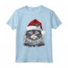 Selkirk Rex Cat Christmas Graphic Tee per uomo donna - Maglietta Natale Divertente con Grafica Vintage per Ragazzi e Ragazze - Regalo Gatto Selkirk Rex