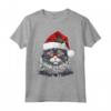 Selkirk Rex Cat Christmas Graphic Tee per uomo donna - Maglietta Natale Divertente con Grafica Vintage per Ragazzi e Ragazze - Regalo Gatto Selkirk Rex