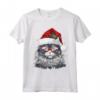 Selkirk Rex Cat Christmas Graphic Tee per uomo donna - Maglietta Natale Divertente con Grafica Vintage per Ragazzi e Ragazze - Regalo Gatto Selkirk Rex
