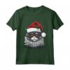 Selkirk Rex Cat Christmas Graphic Tee - Maglietta divertente per uomini, donne, ragazzi e ragazze - Regalo di Natale unico