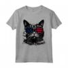 Selkirk Rex Cat 4 luglio America USA Bandiera Maglietta - Regalo per Proprietari di Gatti Selkirk Rex - Ideale per Natale o Compleanni