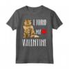 I Found My Valentine Day Selkirk Rex Cat Lover - Regalo Maglietta per Amanti dei Gatti - Ideale per Amici e Familiari - Divertente Design per Animali Domestici