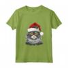 Selkirk Rex Cat Christmas Graphic Tee - Maglietta divertente per gli amanti del gatto Selkirk Rex - Regalo di Natale unico per uomini, donne e bambini