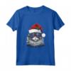 Selkirk Rex Cat Christmas Graphic Tee - Maglietta divertente per gli amanti del gatto Selkirk Rex - Regalo di Natale unico per uomini, donne e bambini