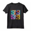 Selkirk Rex Cat Pop Art Design - Maglietta Colorata per gli Amanti dei Gatti - Regalo Unico per Natale, Compleanni o San Valentino