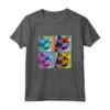 Selkirk Rex Cat Pop Art Design - Maglietta Colorata per gli Amanti dei Gatti - Regalo Unico per Natale, Compleanni o San Valentino