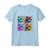 Selkirk Rex Cat Pop Art Design - Maglietta Colorata per gli Amanti dei Gatti - Regalo Unico per Natale, Compleanni o San Valentino