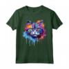 Splash Art Selkirk Rex - Faccia di Gatto Colorata Maglietta - Ideale per Amanti dei Gatti Selkirk Rex - Acquista Online!