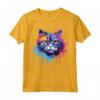 Splash Art Selkirk Rex - Faccia di Gatto Colorata Maglietta - Ideale per Amanti dei Gatti Selkirk Rex - Acquista Online!