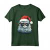 Selkirk Rex Cat Christmas Graphic Tee - Maglietta Divertente Natale Uomo Donna - Regalo Unico di Natale