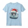 Selkirk Rex Cat Christmas Graphic Tee - Maglietta Divertente Natale Uomo Donna - Regalo Unico di Natale