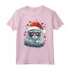 Selkirk Rex Cat Christmas Graphic Tee - Maglietta Divertente Natale Uomo Donna - Regalo Unico di Natale