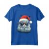 Selkirk Rex Cat Christmas Graphic Tee - Maglietta Divertente Natale Uomo Donna - Regalo Unico di Natale