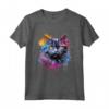 Selkirk Rex Cat Face Colorful Splash Art - Maglietta unica per amanti dei gatti Selkirk Rex - Acquista online!