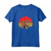 Selkirk Rex Cat Sunset Retro Vintage Design Mamma Papà Bambini Maglietta - Regalo Unico per Amanti dei Gatti Selkirk Rex