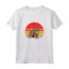 Selkirk Rex Cat Sunset Retro Vintage Design Mamma Papà Bambini Maglietta - Regalo Unico per Amanti dei Gatti Selkirk Rex