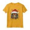 Selkirk Rex Cat Christmas Graphic Tee per Uomo e Donna - Maglietta Divertente di Natale per Ragazzi e Ragazze