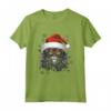 Selkirk Rex Cat Christmas Graphic Tee per Uomo e Donna - Maglietta Divertente di Natale per Ragazzi e Ragazze
