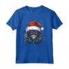 Selkirk Rex Cat Christmas Graphic Tee per Uomo e Donna - Maglietta Divertente di Natale per Ragazzi e Ragazze