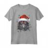 Selkirk Rex Cat Christmas Graphic Tee per Uomo e Donna - Maglietta Divertente di Natale per Ragazzi e Ragazze