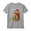 Cappello Santa Natale Selkirk Rex Gatto Brutto - Maglietta Unisex per Amanti dei Gatti - Regalo Divertente per Amici e Familiari