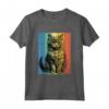 Selkirk Rex Ritratto di Gatto Stile Vintage - Maglietta per Amanti dei Gatti - Ideale per Natale, Ringraziamento o Compleanni
