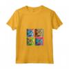 Donna Selkirk Rex Cat Pop Art Design - Maglietta Colorata con Collo a V per Amanti dei Gatti - Regalo Unico per Natale o Compleanni