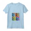 Donna Selkirk Rex Cat Pop Art Design - Maglietta Colorata con Collo a V per Amanti dei Gatti - Regalo Unico per Natale o Compleanni