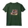 Selkirk Rex Cat 4 luglio Retro USA Bandiera Americana Maglietta - Ideale per Celebrare il Giorno dell'Indipendenza con Stile Gattoso