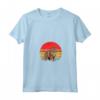 Selkirk Rex Cat Sunset Retro Vintage - Maglietta Mamma Papà Bambini - Regalo per Amanti dei Gatti - Natale o Compleanno