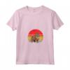 Selkirk Rex Cat Sunset Retro Vintage - Maglietta Mamma Papà Bambini - Regalo per Amanti dei Gatti - Natale o Compleanno