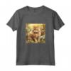 Selkirk Rex Cat Garden Flowers Dipinto Pet Mom Dad Maglietta - Ideale per Amanti dei Gatti Selkirk Rex