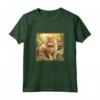 Selkirk Rex Cat Garden Flowers Dipinto Pet Mom Dad Maglietta - Ideale per Amanti dei Gatti Selkirk Rex