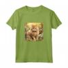 Selkirk Rex Cat Garden Flowers Dipinto Pet Mom Dad Maglietta - Ideale per Amanti dei Gatti Selkirk Rex
