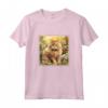 Selkirk Rex Cat Garden Flowers Dipinto Pet Mom Dad Maglietta - Ideale per Amanti dei Gatti Selkirk Rex