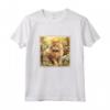 Selkirk Rex Cat Garden Flowers Dipinto Pet Mom Dad Maglietta - Ideale per Amanti dei Gatti Selkirk Rex