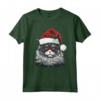 Selkirk Rex Cat Christmas Graphic Tee - Maglietta Divertente Natale Uomo Donna - Ideale per Regalo