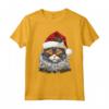 Selkirk Rex Cat Christmas Graphic Tee - Maglietta Divertente Natale Uomo Donna - Ideale per Regalo